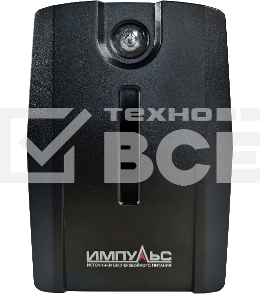 Источник бесперебойного питания Импульс Юниор Смарт 600 360Вт 600ВА черный