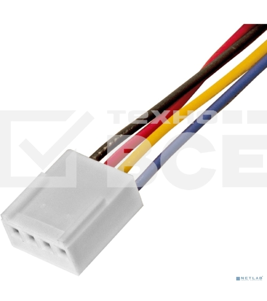 Вентилятор для корпуса ExeGate E12025H4P-PWM черный, 120 мм, 1500 об/мин, 24 дБ, 4 pin
