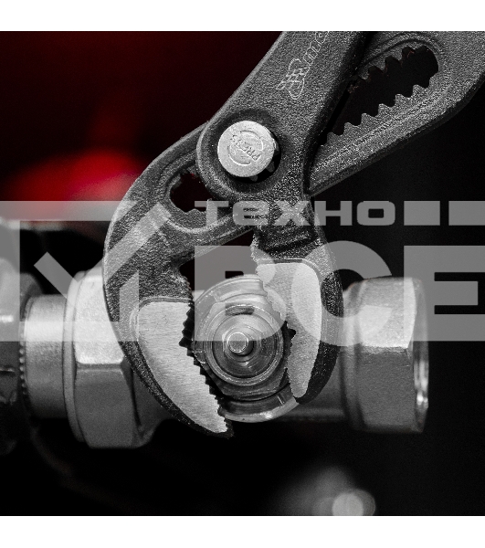 Переставные клещи Matrix 300 мм, кнопочный механизм, хром-ванадий, обливные рукоятки