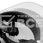 Каска защитная ударопрочная, ABS/PC, плавная регулировка, модель «Форвард» (К-05),белая Denzel, фото9