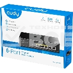 Коммутатор Cudy GS1006P (L2) 6x1Гбит/с 6PoE+ неуправляемый, фото8