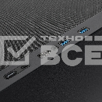 Компьютерный корпус без блока питания HSPD M321, Mesh Mini-tower, черный, slide TG, 0.45 SPCC, 2x140мм ARGb+1x120мм ARGb mATX, mITX 160/340/184мм 2x2.5