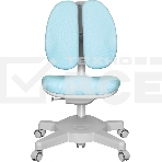 Кресло детское Cactus CS-CHR-3604BL голубой крестов. пластик серый, фото5