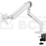 Кронштейн для мониторов Ultramounts UM719W белый 17'-35' макс.10.5кг крепление к столешнице поворот и наклон, фото14