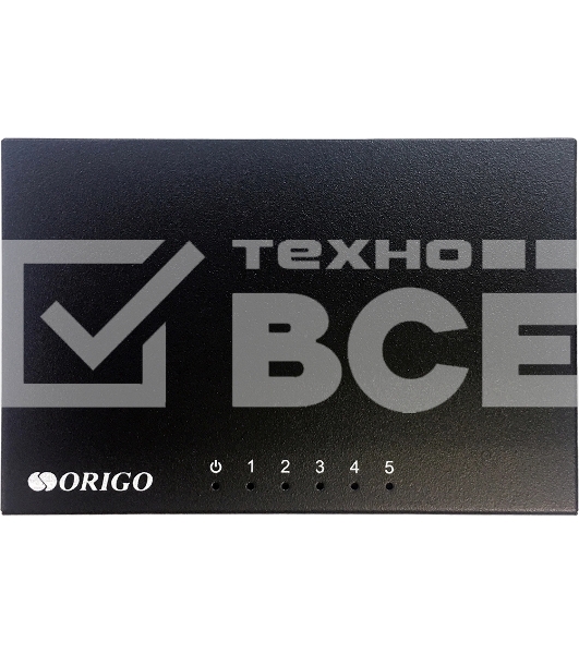 Неуправляемый коммутатор ORIGO OS2205/A2A 5x1000Base-T, корпус металл
