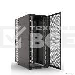 Шкаф серверный ПРОФ напольный 48U (800x1000) дверь перфорированная 2 шт., цвет черный, в сборе (ШТК-СП-48.8.10-44АА-9005), фото4