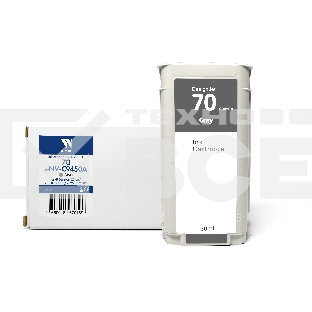 Струйный картридж NVPrint 70 (NV-C9450A) Gray для HP DesignJet Z2100/Z3100/Z3200/Z5200/Z5400 (130 мл) совместимый