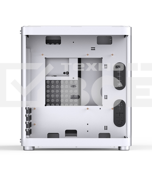 Корпус без блока питания JONSBO TK-1, Mini-Tower, TG, no fan, 1xUSB-A 3.2 + 1xUSB-C 3.2, mATX, mITX White