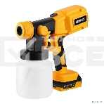 Краскопульт электрический аккумуляторный DEKO SG20DK, 20В, 800 мл, 1x3.0А·ч 083-1133, фото4