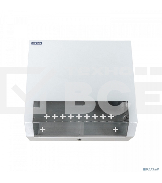 Шкаф коммутационный NTSS (NTSS-SOHO5U) настенный 5U 520x140 мм пер. дв. стекл несъемн. бок. пан. 80 кг белый IP20