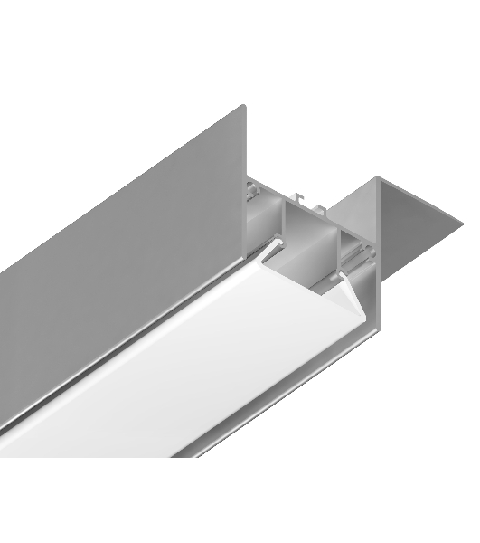 Алюминиевый профиль Ambrella light GP4050AL серебро 2000*51.27*34