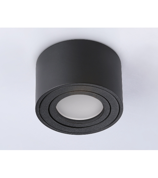 Светильник Ambrella light TN223 SBK черный песок GU5.3 D80*50