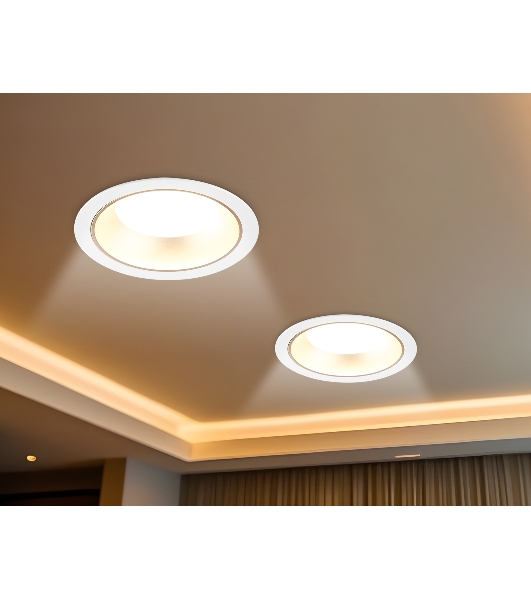 Светильник Ambrella light TN52332 SWH/SGD белый песок/золото песок GX53 max 12W D115*25