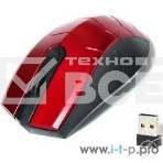 Мышь беспроводная Crown CMM-934W красный/черный, 1200 dpi, радиоканал, USB, кнопки - 4, фото25