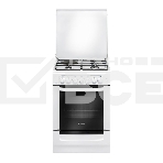 Плита комбинированная Gefest ПГЭ 6112-02 белый, конфорок 4 шт, духовка 55 л, 60 см x 85 см x 60 см, фото 1