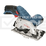 Пилы электрические сабельные, ленточные, Лобзики Bosch GKS 10,8 V-LI 06016A1001 Пила циркулярная аккумуляторная {диаметр диска 85мм, скорось вращения 1400 об/мин,напряжение аккум 10.8 В,емкость аккум 2А*ч,вес 1.2кг}, фото4