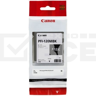 Картридж струйный Canon PFI-120 MBK 2884C001 черный матовый (130мл) для Canon Canon imagePROGRAF TM-200/205