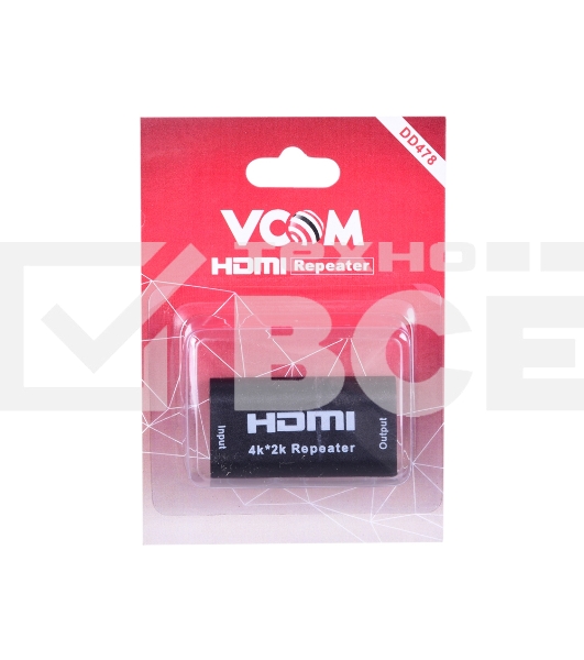 Усилитель (Repeater) HDMI сигнала до 40m VCOM <DD478>