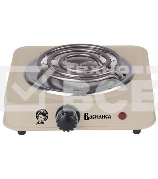 Плита настольная электрическая Василиса ВА-901 бежевый