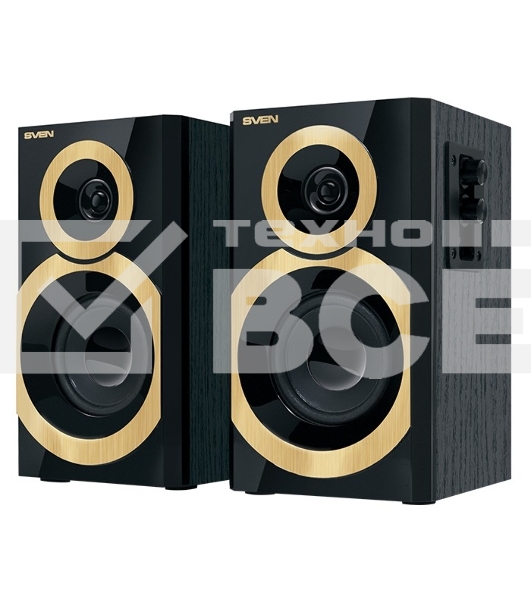 Колонки SVEN SPS-619 GOLD {акустическая система 2.0, мощность 2х10 Вт(RMS)}