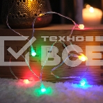 Гирлянда светодиодная «Шарики» 1.5 м, 10 LED, прозрачный ПВХ, цвет свечения мультиколор, 2 х АА (батарейки не в комплекте) NEON-NIGHT, фото3
