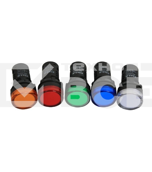 Лампа AD22DS(LED) матрица 22мм 230В жел. КЭАЗ 238573