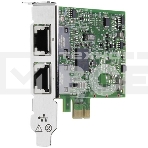 Сетевая карта NetXtreme BCM5720-2P (BCM95720A2003AC) SGL Dual-Port 1Gb RJ-45 Ethernet Server Adapter, LP + FH brackets incl, BOX, фото 1