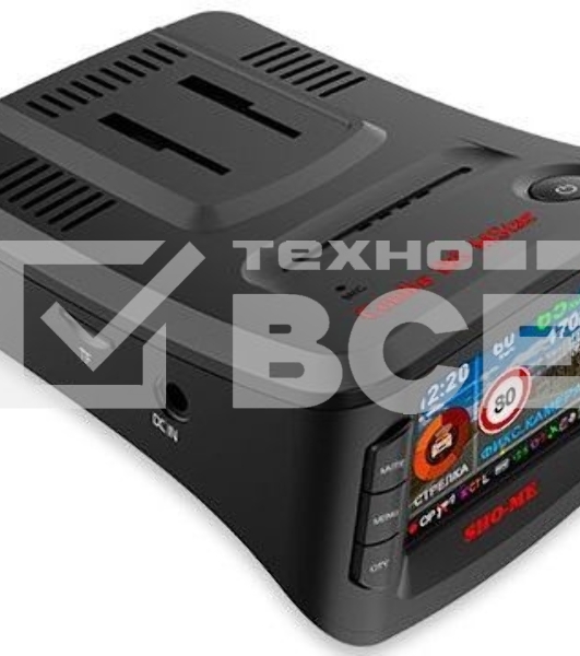 Видеорегистратор с радар-детектором Sho-Me Combo 5 Mstar GPS ГЛОНАСС