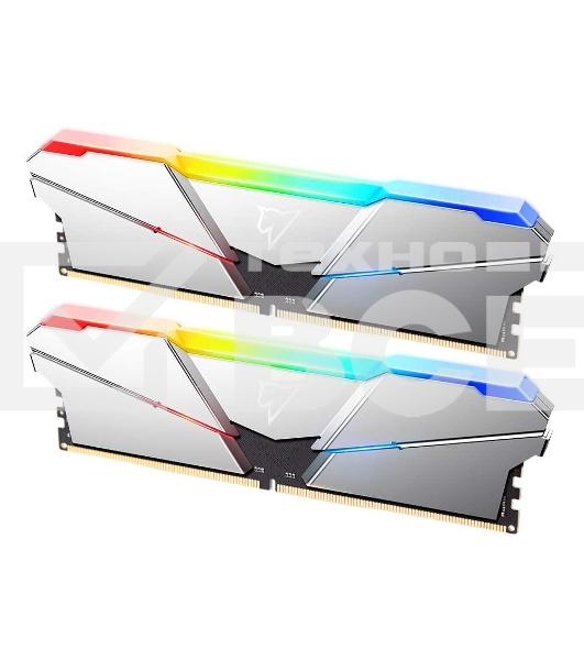 Оперативная память NETAC Shadow, DDR5, 32GB (2x16 GB), 4800 MHz, CL40, радиатор, RGB, серебристый