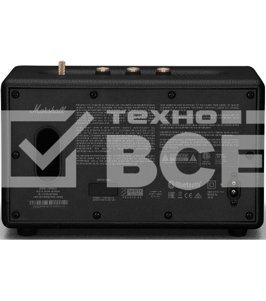 Колонка портативная Marshall Acton III черный/золотистый 60W 2.1 BT/3.5Jack 10м