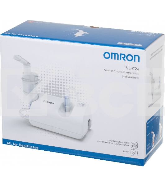 Ингалятор OMRON NE-C24 (NE-C801S-RU) компрессорный