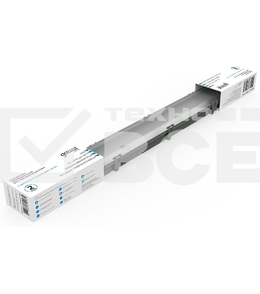 Светильник линейный Gauss СПП-Т8-G13 LITE 220-230V IP65 665*60*55мм для LED ламп 1х600мм 1/16