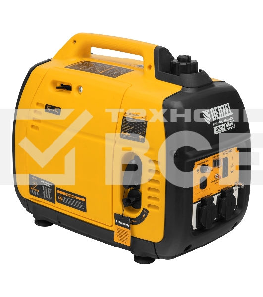 Генератор инверторный GT-2200iS, 2,2 кВт, 230 В, бак 4 л, закрытый корпус,  ручной старт Denzel