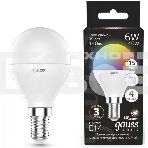 Лампа Шар 6W E14 RGBW+димирование LED, фото2