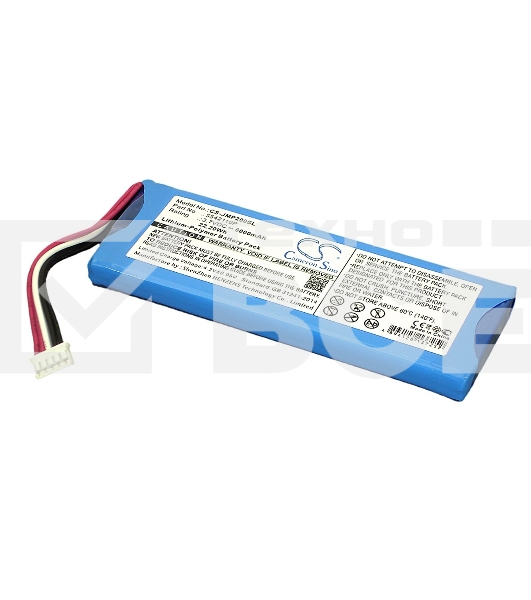 Аккумуляторная батарея CameronSino CS-JMP200SL для JBL Pulse 2  3.7V  6000mAh  22.20Wh