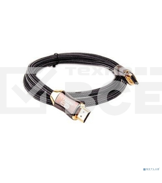 Кабель HDMI 19M/M,ver. 2.1, 8K@60 Hz 1.5m метал разъемы, нейлоновая оплетка Telecom <TCG300-1.5M> Кабель HDMI 19M/M,ver. 2.1, 8K@60 Hz 1.5m метал разъемы, нейлоновая оплетка Telecom