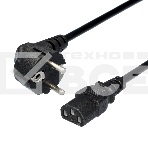 Кабель питания GOPOWER CEE 7/7-C13 3.0M 00-00027328 BLACK, фото3