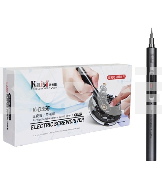 Отвертка электрическая с набором бит Kaisi K-D355