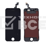 Дисплей (модуль) для Apple iPhone 5S, iPhone SE в сборе с тачскрином (Foxconn) черный, фото2