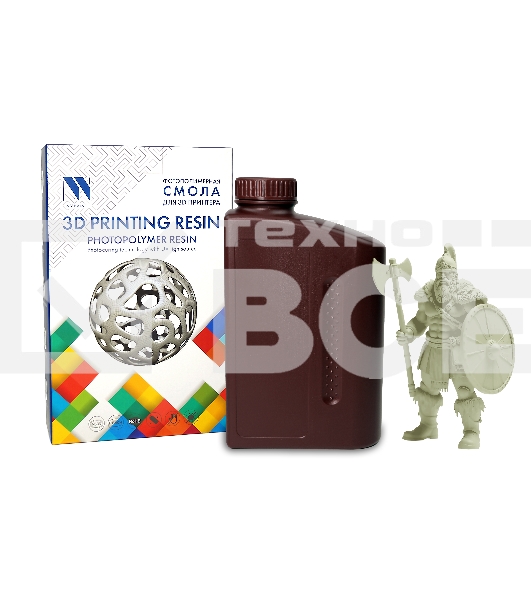 Фотополимерная смола NVPRINT ABS Like Resin Clear для 3D печати 1 кг (бут)