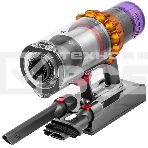 Пылесос вертикальный Dyson V15 Detect Absolute (SV47) желтый/никель, питание от аккумулятора, 220 Вт, уборка сухая, пылесборник 0.76 л, работа от АКБ max - 60 мин, фото7