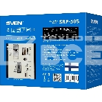 Радиоприёмник SVEN SRP-505 (4 Вт, FM/AM/SW, USB, SD/microSD, Bluetooth, 1200 мАч)черный, фото 1