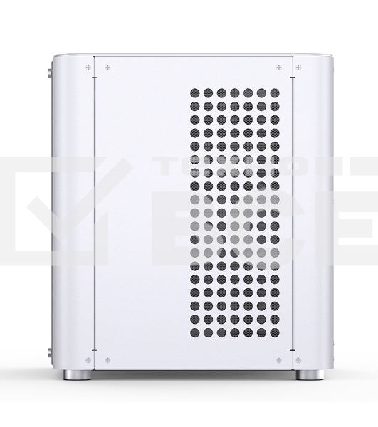 Корпус без блока питания JONSBO TK-1, Mini-Tower, TG, no fan, 1xUSB-A 3.2 + 1xUSB-C 3.2, mATX, mITX White