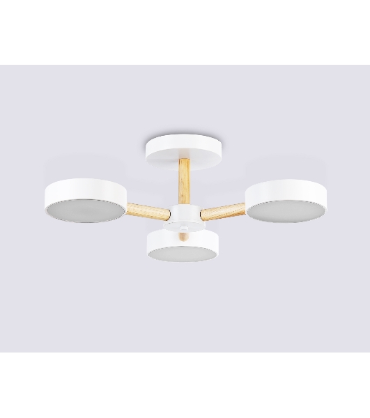 Светильник Ambrella light FL4821/3 WH белый 3000K-6400K 40W D580*160 (ПДУ ИК)