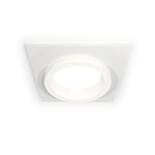 Комплект встраиваемого светильника Ambrella light XC6520064 SWH/FR белый песок/белый матовый MR16 GU5.3 (C6520, N6245)