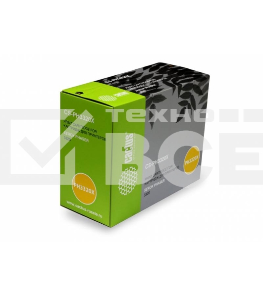 Картридж лазерный Cactus CS-PH3320X (106R02306) черный (11000 стр.) для Xerox 3320