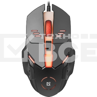 Мышь проводная Defender Ultra Gloss MB-490 [52490] { 7 цветов, 4 кнопки, 800-1000dpi}