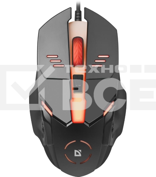 Мышь проводная Defender Ultra Gloss MB-490 [52490] { 7 цветов, 4 кнопки, 800-1000dpi}