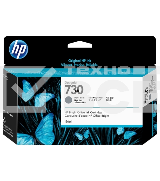 Картридж струйный HP 730 черный матовый для HP DesignJet T1700, 130 мл