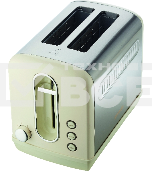 Тостер Gorenje T1100CLI 860Вт бежевый/серебристый